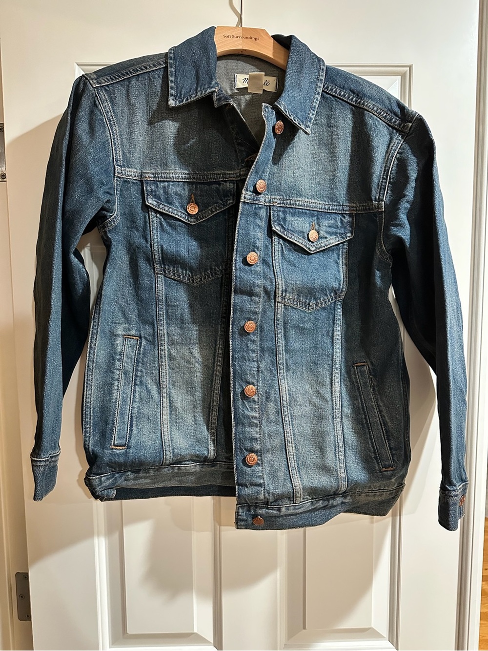 Madewell Medium Blue Denim Jacket